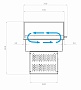 Чертеж KD70 VM 0,8/N 0,4 (0430 зеркальная) холодильная/нейтральная